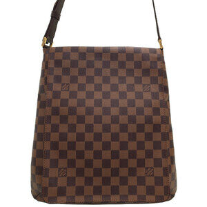 Louis Vuitton Damier Ebene Brown Musette Shoulder Bag